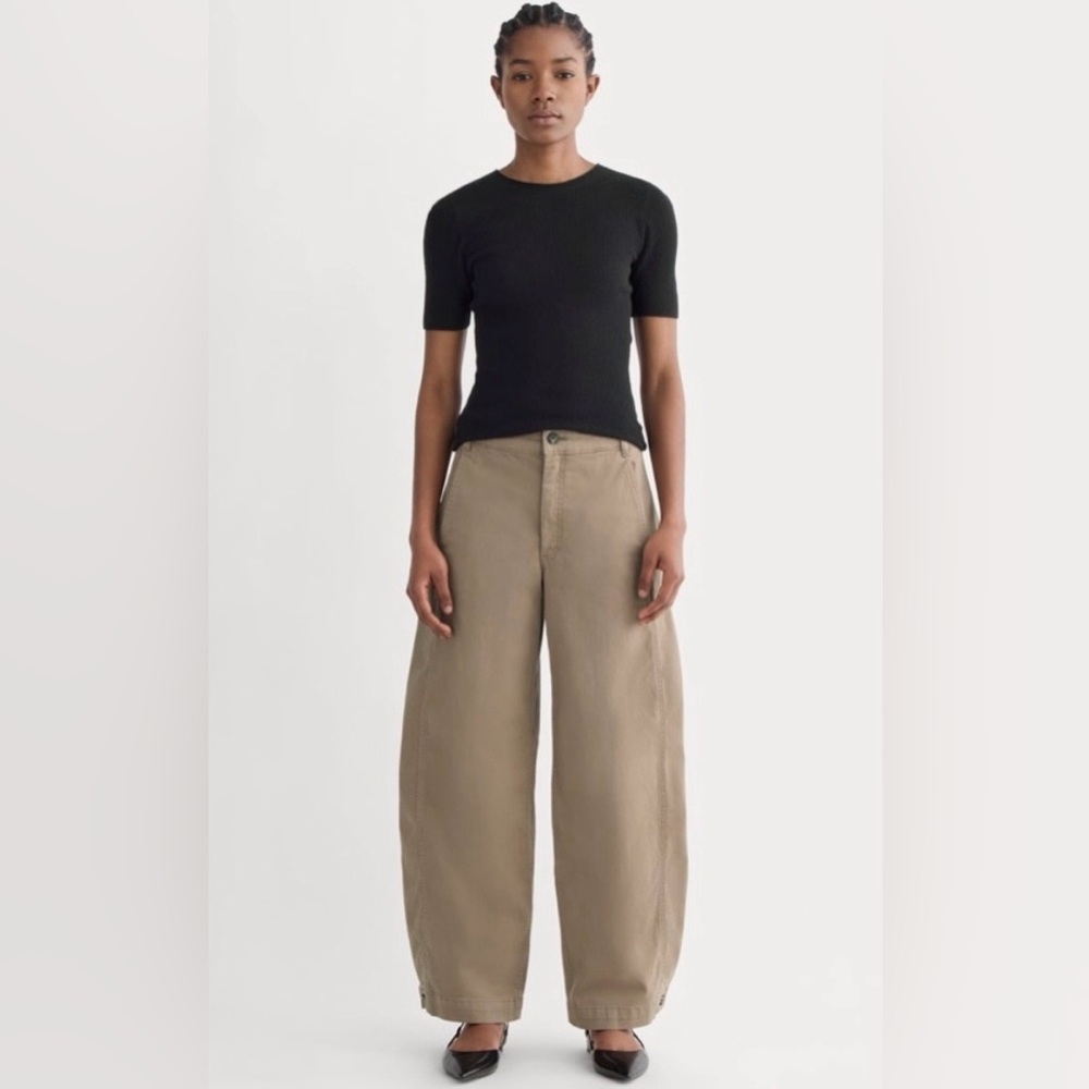 Everlane balloon chino pants in navy. Size 10.